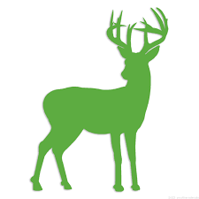 Buck Deer Silhouette Decal Sticker
