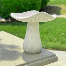 In Mushroom Garden Statue