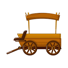 Wheel Of Cart Vector Icon Cartoon