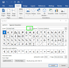 Special Characters In Microsoft Word