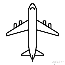 Airplane Icon Outline Airplane Vector