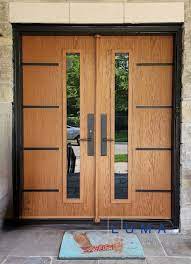 S Brown Fiberglass Double Door