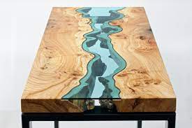 Table Topography Wood Furniture