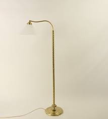 Art Deco Massive Brass Floor Lamp