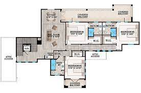 Mediterranean Style House Plan 75963