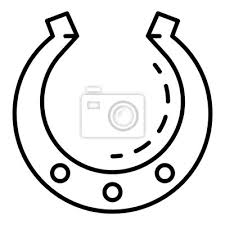 Metal Horseshoe Vector Icon