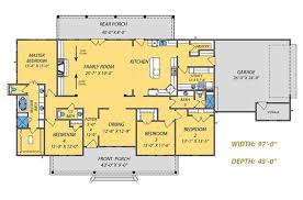 Ranch Farmhouse Plan 2677 Sq Ft 4
