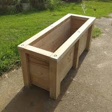 Rough Sawn Capped Planter