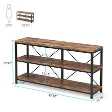 Standard Rectangle Wood Console Table