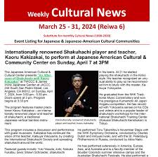 Contents Of Weekly Cultural News March
