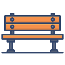 Bench Generic Outline Color Icon