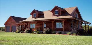 Homestead With Garage Coventry Log Homes