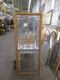 Cut Beveled Glass Door Panel The