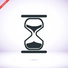 Hourglass Flat Icon Stock Vector By