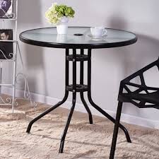 Large Bistro Dining Glass Table