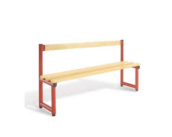 Low Bench Seat With Beech Slats