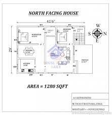 North Facing House Plans As Per Vastu