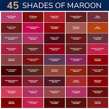 Maroon Color 26 Maroonish Shades And