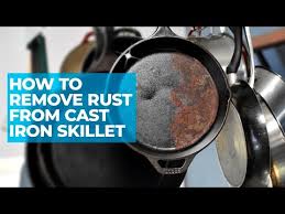 Remove Rust From Cast Iron Skillet