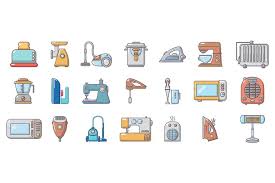 Home Appliances Icon Set Icon Set