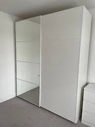 Ikea Pax Wardrobe Sliding Doors White