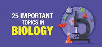 List Of 25 Important Biology Topics For
