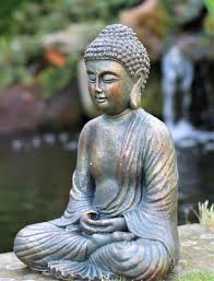 Garden Ornament Sitting Buddha Bronze