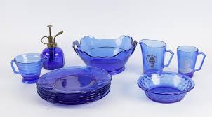 Sold At Auction Vintage Cobalt Blue Glass
