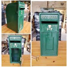 1 Irish Cast Iron Post Box H233