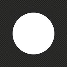 White Dot Circle Icon Transpa Png