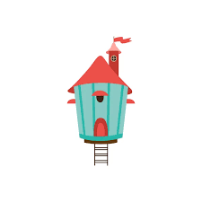 Cartoon Icon Of Birdhouse In Shape Of