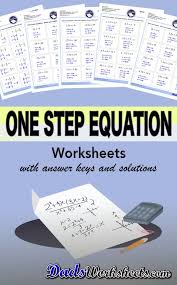 One Step Equations