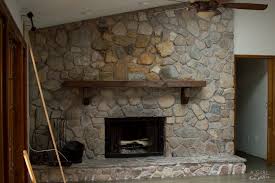 Stone Fireplace Makeover A Girl And