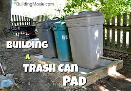 Building A Trash Can Pad Another