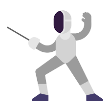 Person Fencing Flat Icon Fluentui