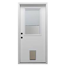 Clear Primed Steel Prehung Front Door