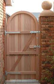 Semi Circular Arched Hardwood Gates