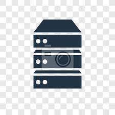 Data Storage Vector Icon Isolated On