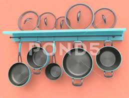 Chrome Plated Cookware Hanging