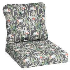 Hampton Bay 24 In X 22 In 2 Piece Gray Crane Deep Seating Outdoor Lounge Chair Cushion