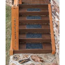 L And Stick Charcoal 8 In X 18 In Stair Tread Cover Set Of 13