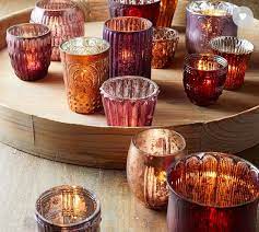 Mercury Votive Candle Holders