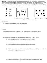 Answered Model 2 A Strong Base