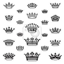 Crown Logo Icon Design Template Set