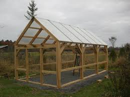 Timber Frame Greenhouse Greenhouse