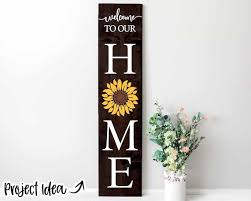 Sunflower Porch Sign