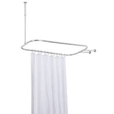 Hoop Shower Rod For Clawfoot Tub