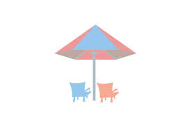 Umbrella Summer Icon Vector Design