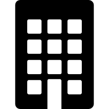 Residential Block Free Buildings Icons