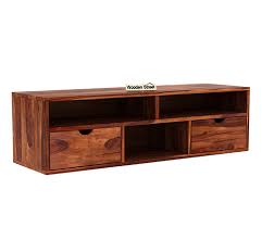 Buy Lynton Wall Mounted Tv Unit Honey